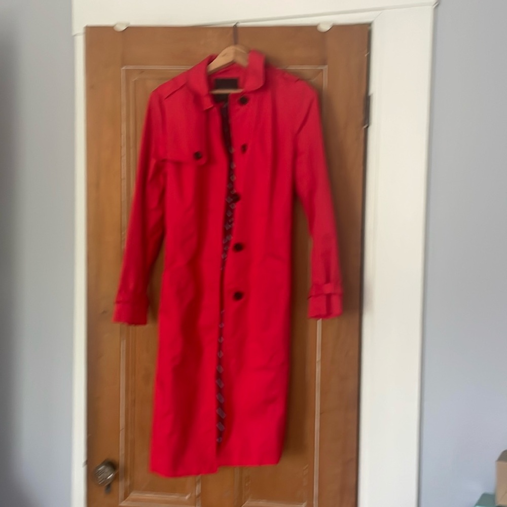 Lovely Talbots red raincoat-